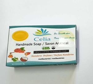 Celia Natural Soap - Gentle, Mild, Moisturising - Mandarine Juice with Madagascar Honey