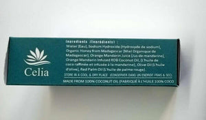 Celia Natural Soap - Gentle, Mild, Moisturising - Mandarine Juice with Madagascar Honey