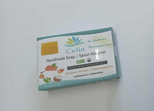 Load image into Gallery viewer, Celia Handmade Natural Soap - Gentle, Mild, Moisturising - Mandarine Juice with Madagascar Honey